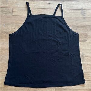 Old Navy Classic Black Knit Camisole with Slim Straps XL